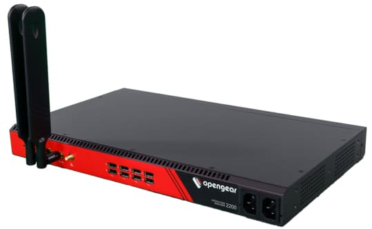 Opengear Opengear OM2232-AU Console Server + Automation 16 Serial 8G RAM 64G Flash 1GbE Python Runtime Docker Support Secure Boot Global Power Supply OM2232-AU