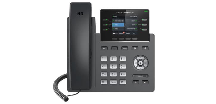 Grandstream Networks Grandstream GRP2613 3 Lines 3 SIP PoE 2.4inch Colour Screen GRP2613