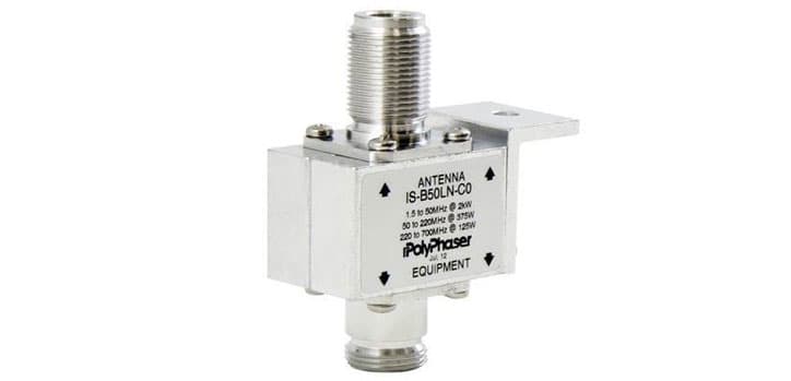 PolyPhaser PolyPhaser IS-B50LN-C0 10MHz - 1GHz Coaxial RF Surge Protector IS-B50LN-C0