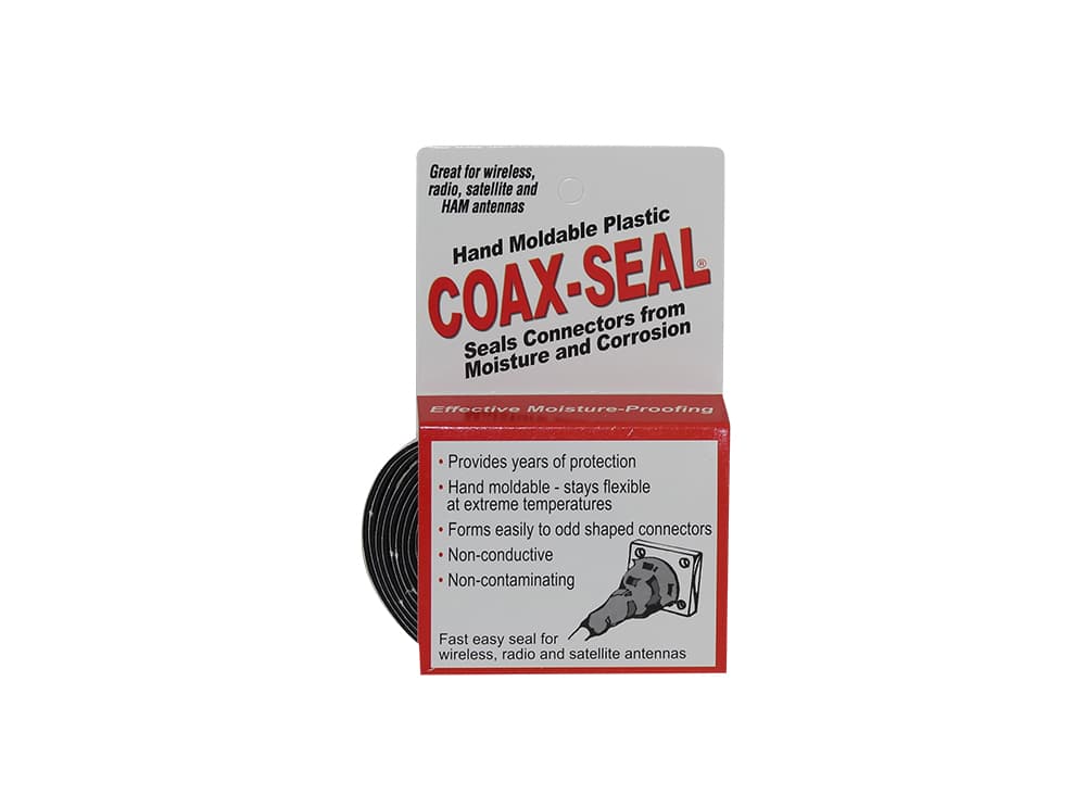 Universal Electronics Coax-Seal Hand Moldable Plastic Weatherproofing Tape, Half Inch Wide TAPE-01