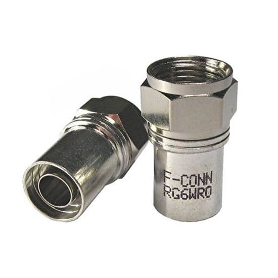 Matchmaster MATCHMASTER RG6 F-Connector (Male) , Radial Sky Approved. Crimp A-RG6F-MSA