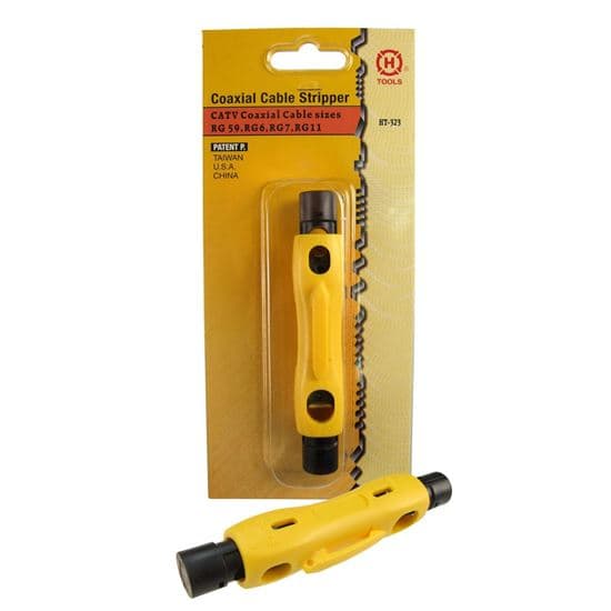 Hanlong HANLONG 2x blade Coaxial Cable Stripper RG59/62/6/11/7/213/8 CT-323