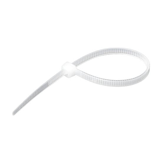 Dynamix 2.5 x 100mm Natural Cable Ties Pack of 100 80N/8.1kgs DY1002N