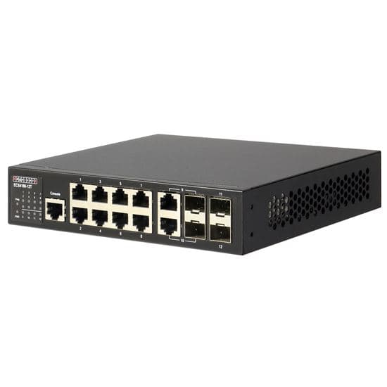 Edgecore EDGECORE 8 Port + 2 Combo + 2 SFP Gigabit Managed Switch. ECS4100-12T
