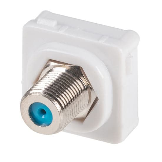 Amdex AMDEX F to F Connector insert for AMDEX Face Plates. AMDEX style. FP-INSFIB