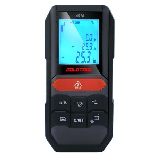 Goldtool GOLDTOOL Laser Distance Measurer. Up to 40m Distance. IP53. GSM-340