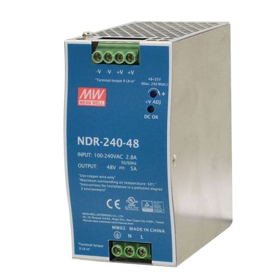 CTCunion CTC UNION 240W Industrial Power Supply. -10C~70C. Input 85V~264V NDR-240-48