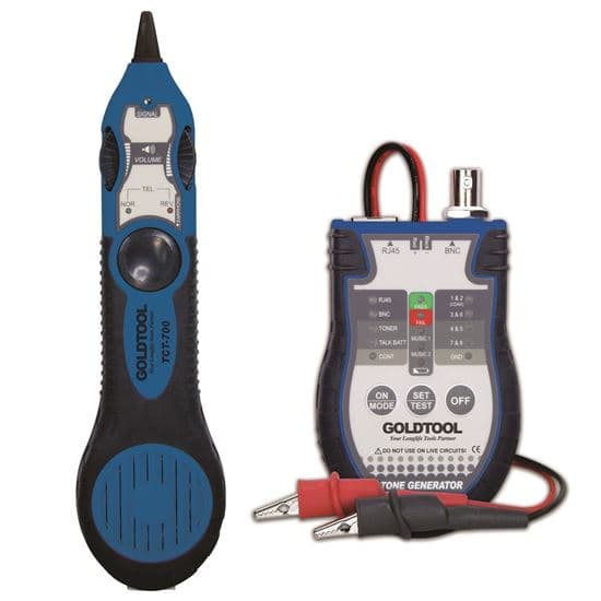 Goldtool GOLDTOOL 3-IN-1 Tracer & Toner Cable Tester Kit. TCT-700