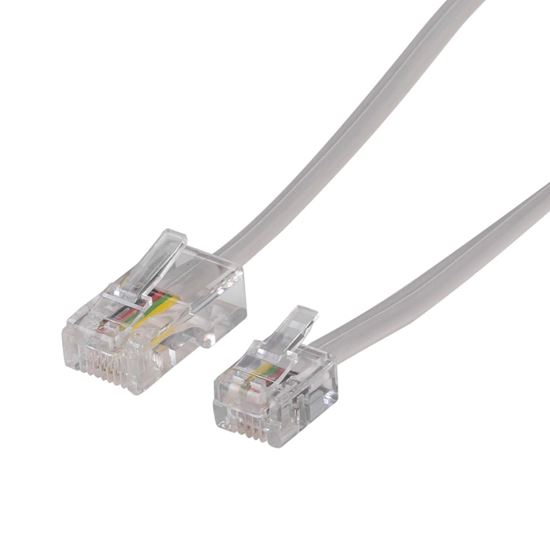 DYNAMIX 3m RJ12 to RJ45 Cable - 4C All pins connected crossed, thumbnail 2
