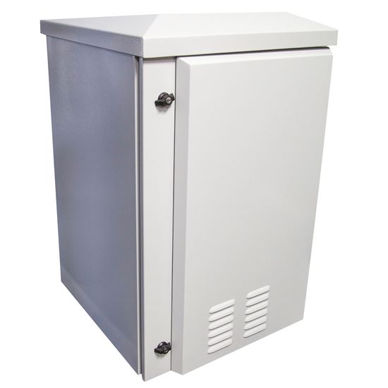 DYNAMIX 12RU Vented Outdoor Wall Mount Cabinet. Ext Dims 611x625x640 thumbnail 1